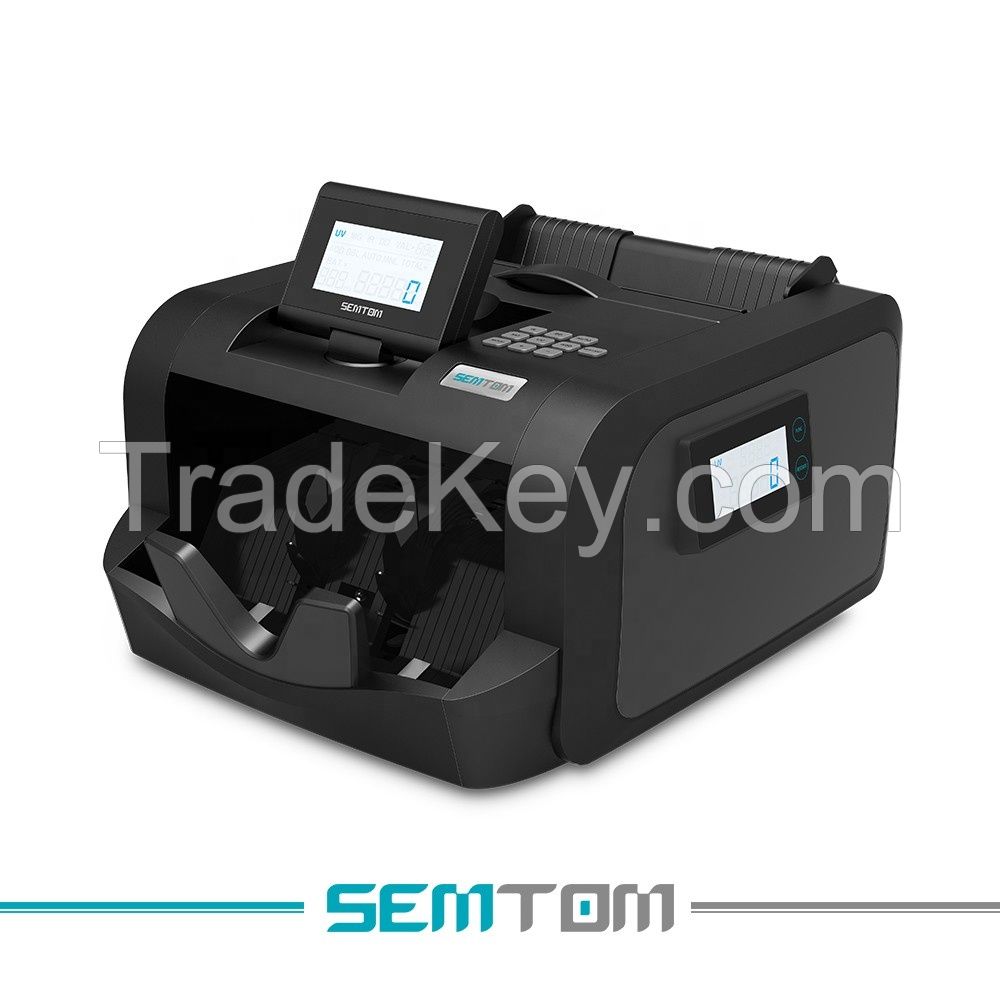 ST-2700 banknote currency money bill note counting machine counter with dual/two/double LCD display