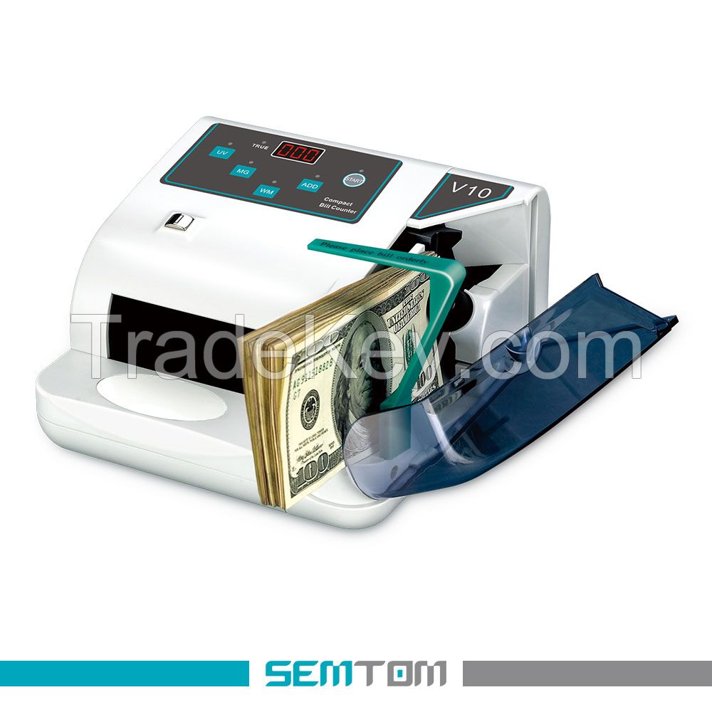V10 money counter banknote counting machine portable currency counting machine bill counters