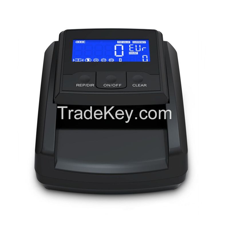 Small Counterfeit Money Detector Machine Currency Detector Banknote Detector