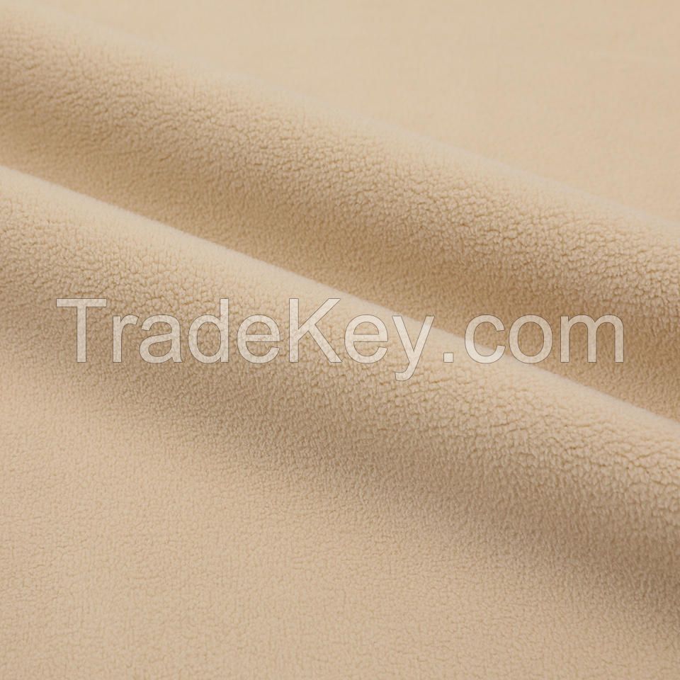 Winter Fabric Aoli Velvet Combined With Polyester Polar Fleece For Coat And Pants