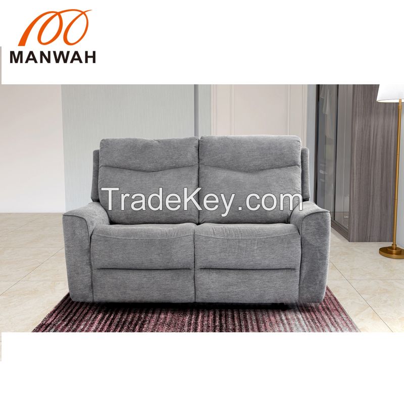 MANWAH CHEERS Hot Selling Living Room Furniture Multi-function Recliners 321 Fabric Sofa Set
