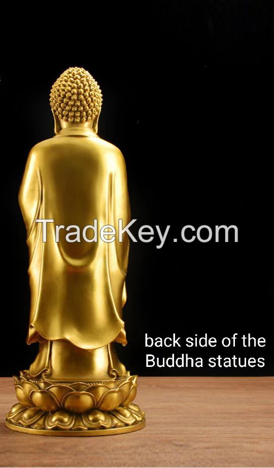 copper buddha statue
