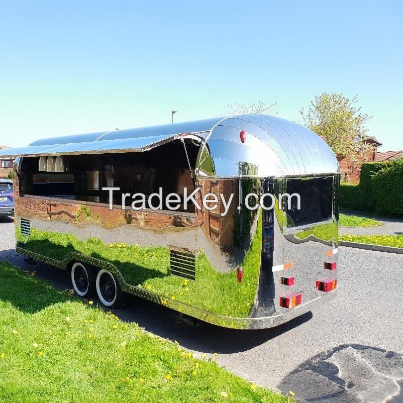 Outdoor airstream mobile food trucks mobile food trailer