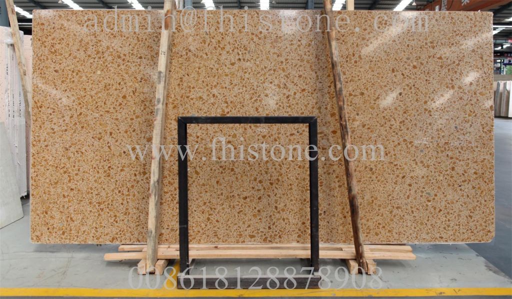 Sahara Gold Terrazzo Golden Yellow Terrazzo Middle East