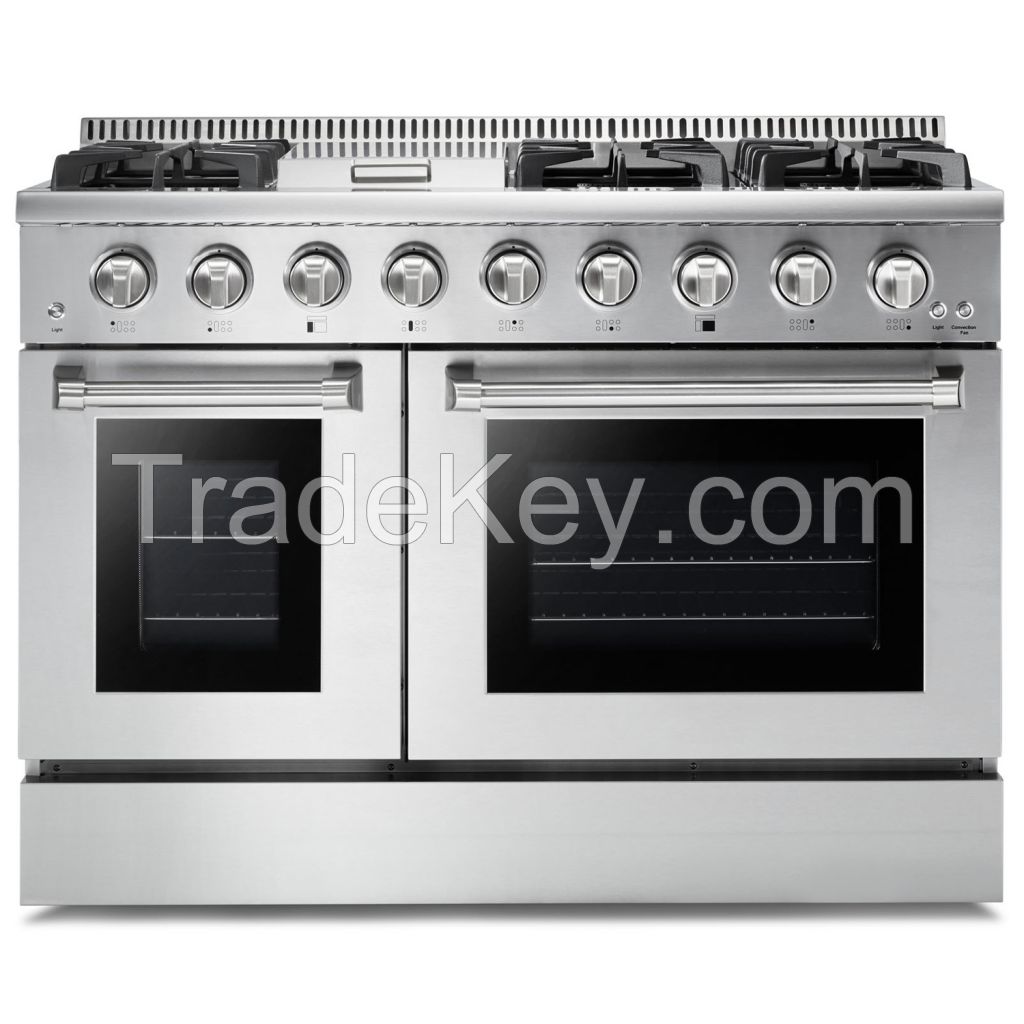 Hyxion 48 inch 6 burner gas stove stainless steel gas range 1 buyer