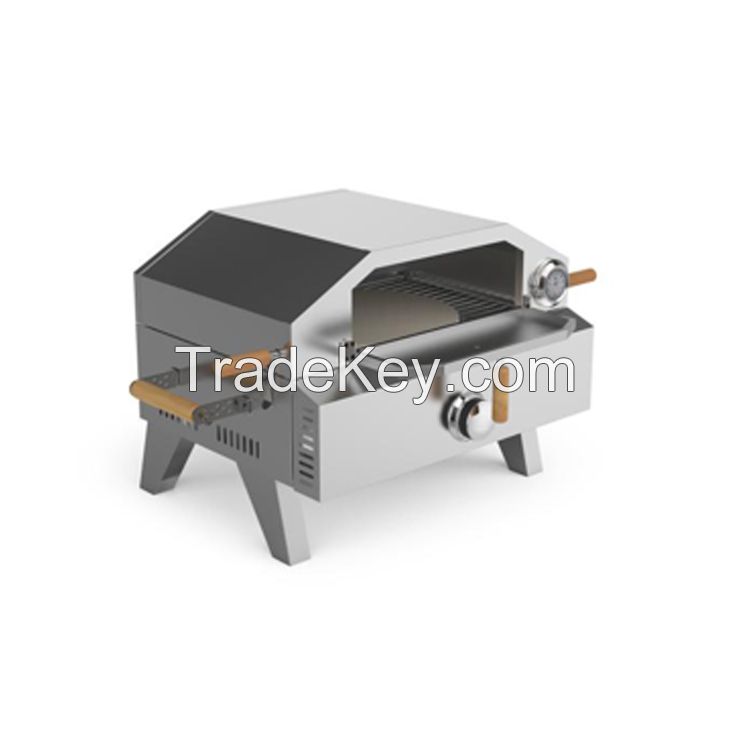 Hyxion bbq grill outdoor kitchen korean bbq grill table 2-3 People electric barbecue grill Pizza Oven with tools