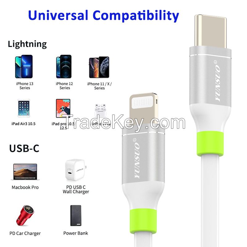 30W PD Fast Charging Type C To Lightning Data Cable 5M 10M Extension Cable USB-C Charger Cord For  iPhone 13 pro 12 11 iPad