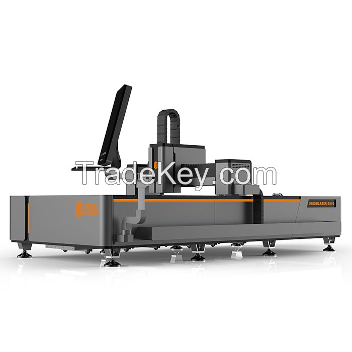 unionlaser iron laser cutting machine with 1000w laser power