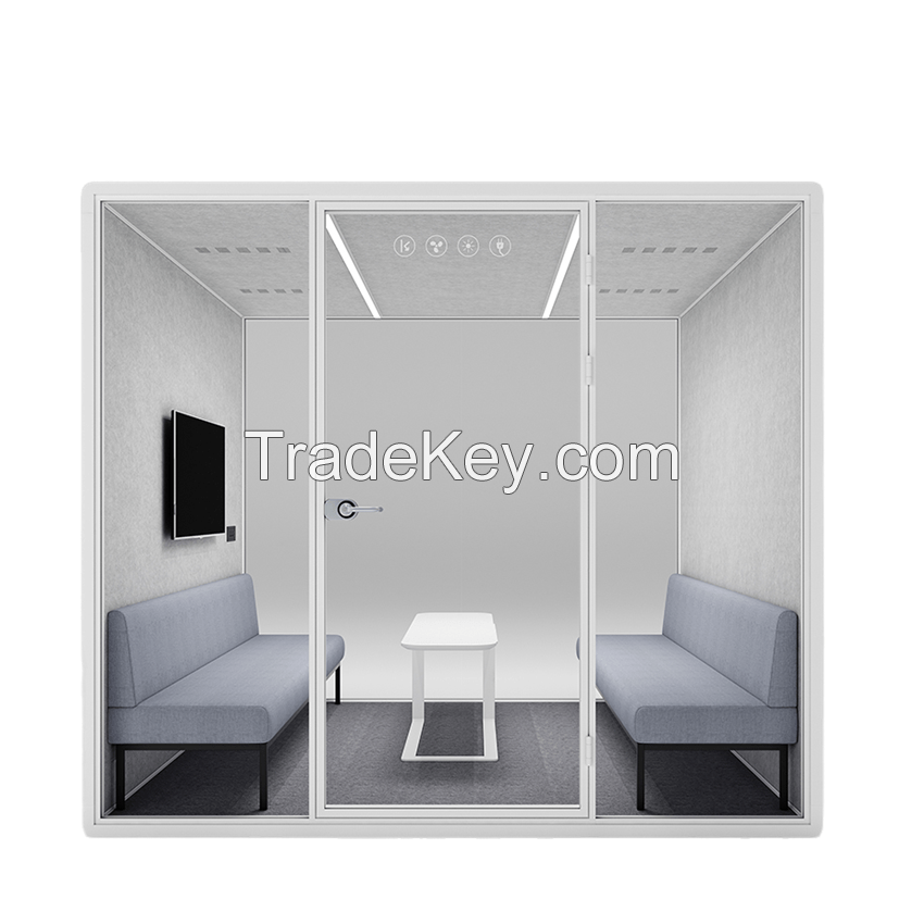 Public Privacy Acoustic Soundproof Office phone Booth Pod Sound Insula