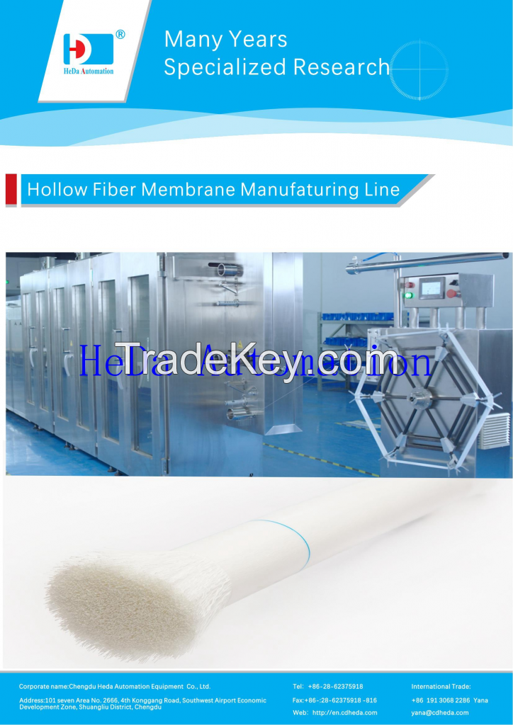 hollow fiber membrane production line
