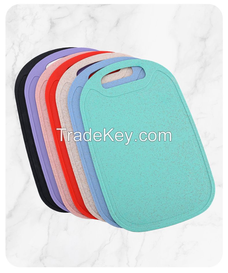 Wholesale Price multi-functional Plastic Colored Mats Cutting Board Kitchenware Chopping Board