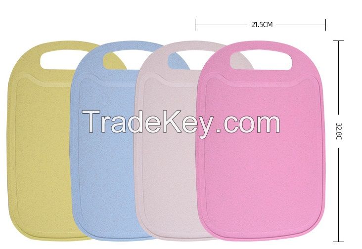 Wholesale Price multi-functional Plastic Colored Mats Cutting Board Kitchenware Chopping Board