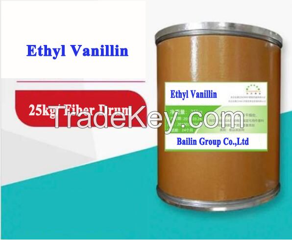 Factory Direct Sell Flavoring Ethyl Vanillin For Feed Additive 