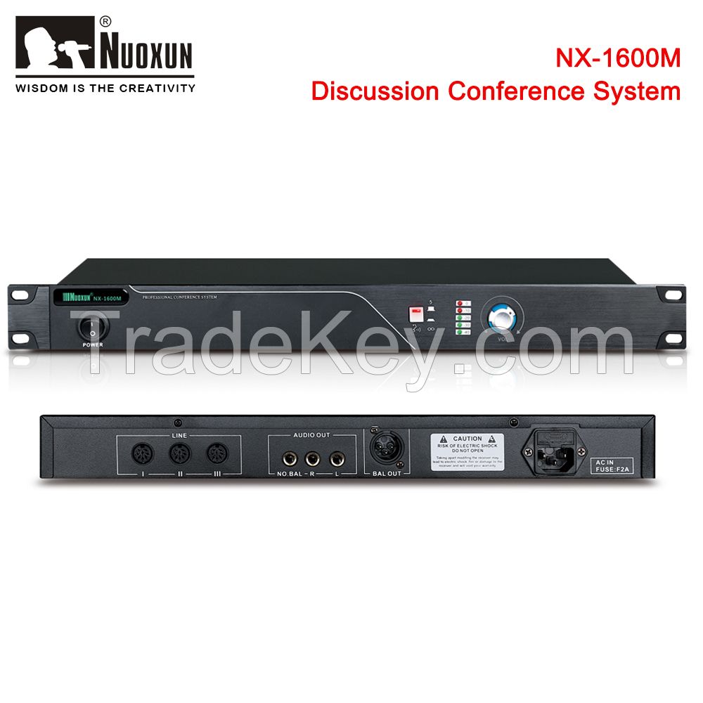 NX-1600M Professional discussion conference system host unit