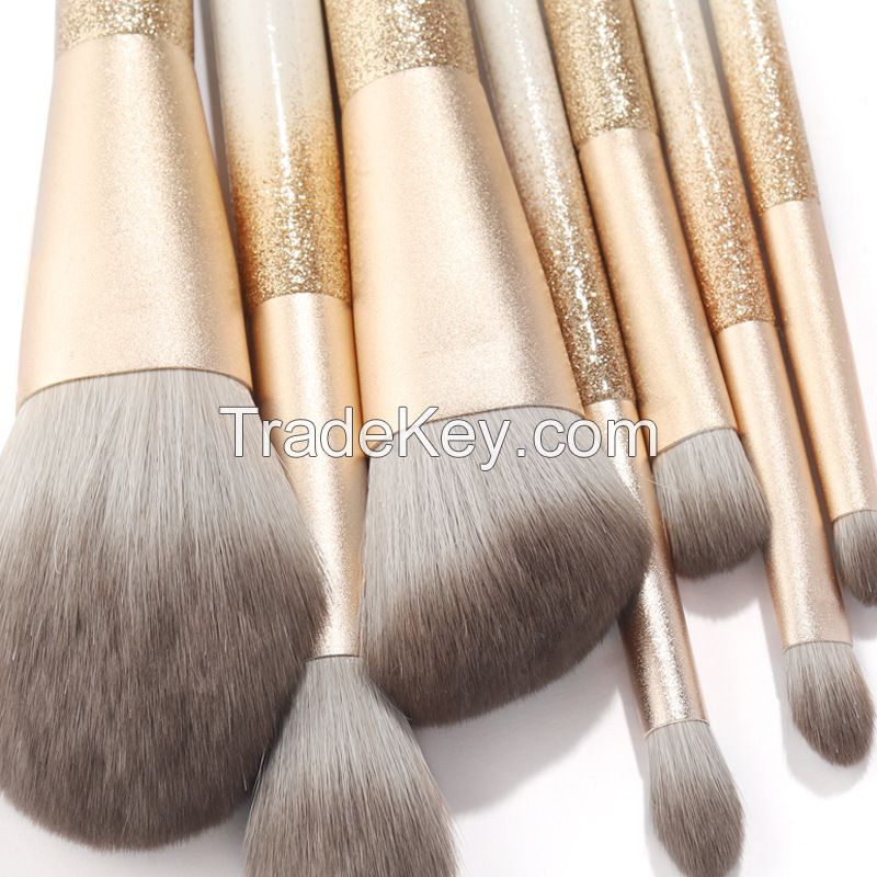 Ombre Glitter Makeup Brush Collection