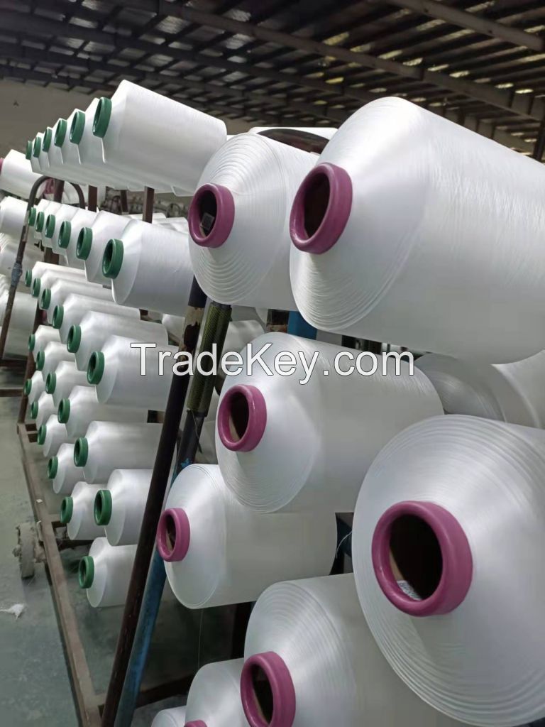 Manufacturer DTY weft semi dull SD  white Z S twisted polyester dty yarn