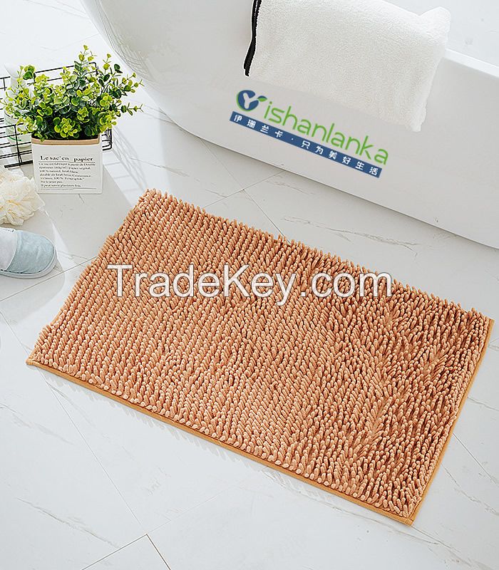 Chenille floor mat kitchen bedroom doormat bathroom doormat bathroom non slip floor mat