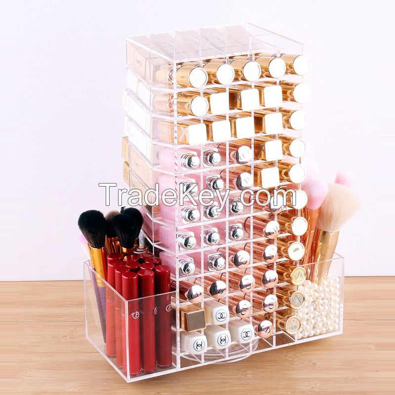 Acrylic Lipstick Storage Box Cosmetic Makeup Display Acrylic Lipstick Holder