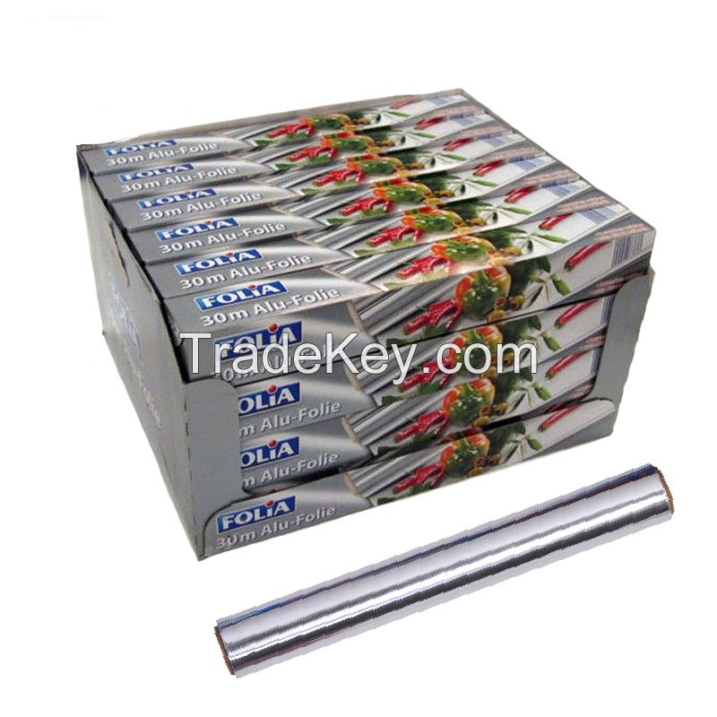 Environment Friendly Aluminium Foil Tin Paper Roll Extra-Wide Aluminum Foil For Food Packaging