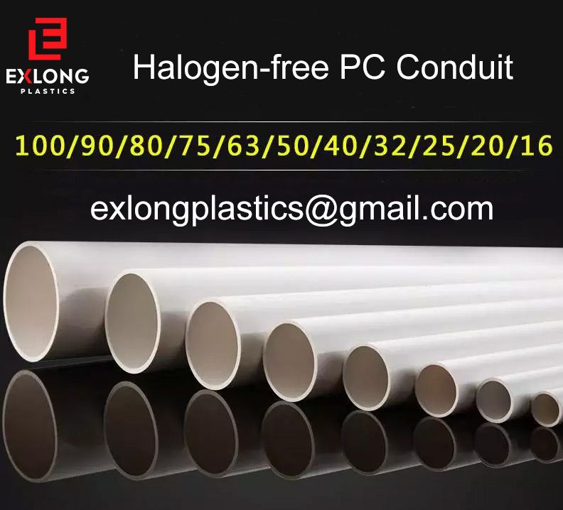 pc conduit pipes for electrical wiring