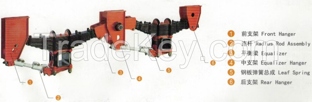 2022 Trailer Parts 1310TR 2 Axles Mechanical Suspension