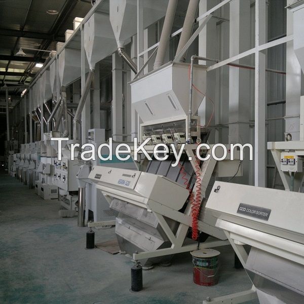 120T/D Modern Rice Processing Line