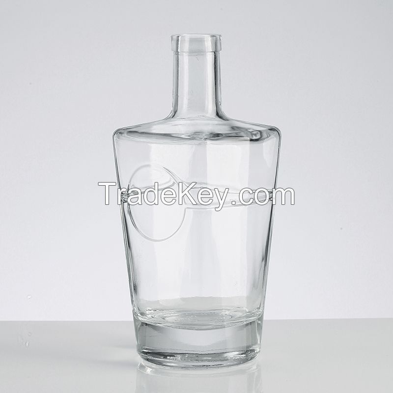 Manufacturer 700ml Glass Bottle For Vodka Whisky TequiBottle Wholesale