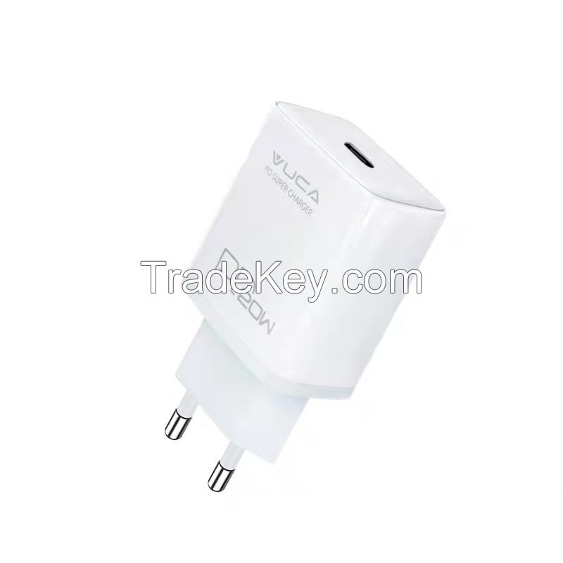 PD20W Mobile phone adapters USB TYPE C PD Fast Chargers EU plugs CE ROHS approved