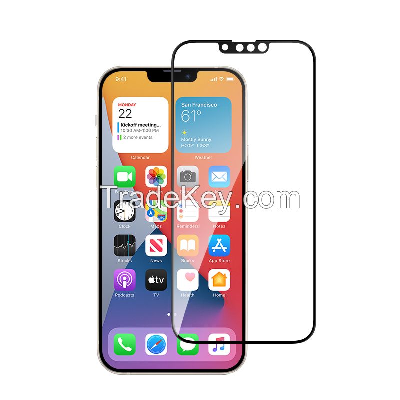2.5D 9H Transparent tempered glass screen protector back cover screen protector for iphone 11 12 13 SE 2