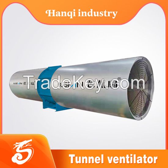 Explosion proof axial fan for tunnel and mine