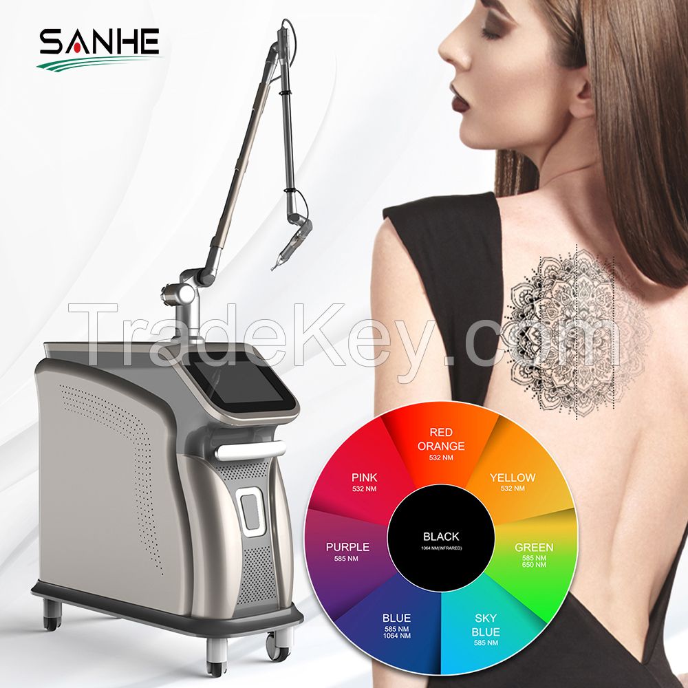 Hot Sale!!! Professional 450Ps Picolaser Picosecond Laser Q Switched Nd Yag Laser Tattoo Removal Machine