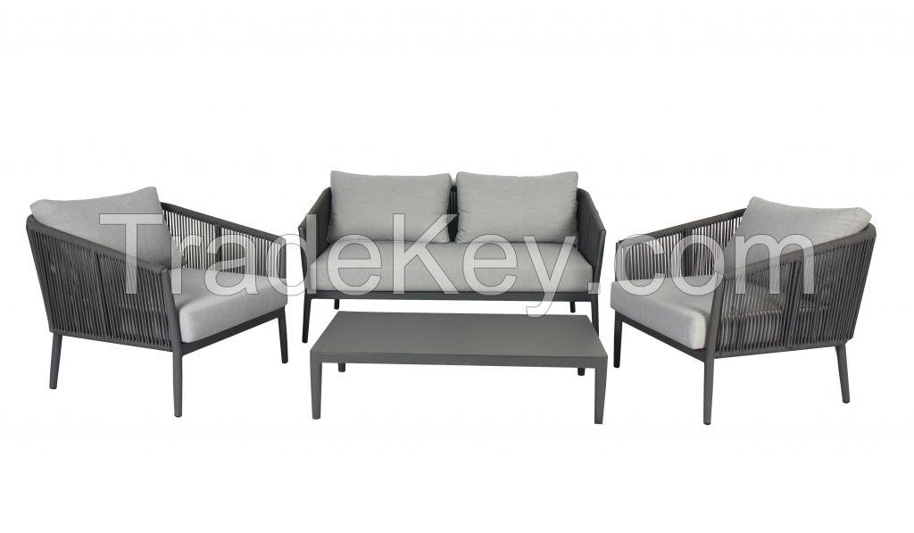 Leisure Garden Furniture Aluminum Patio Module Lounge Outdoor Sofa