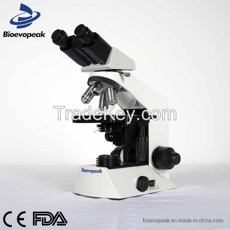 Bioevopeak 3W LED Illumination Laboratory Binocular Biological Microscope with CE