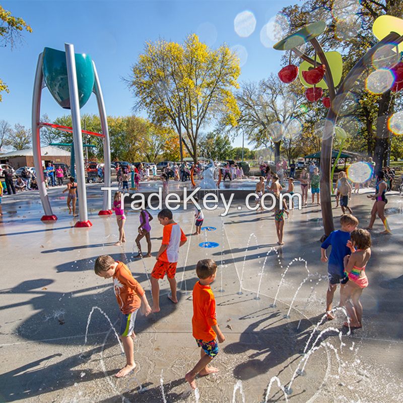 Cenchi Splash Park Equipment Sprinkler Features Water Fountain Wet Deck Playground