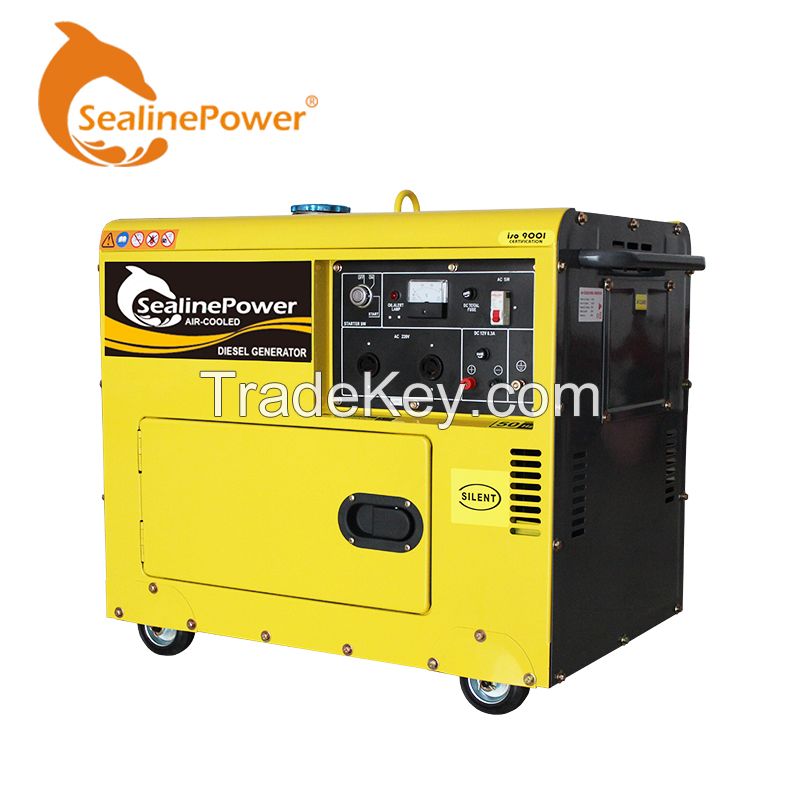 5kw Single-cylinder 4-stroke air-cooled diesel generator
