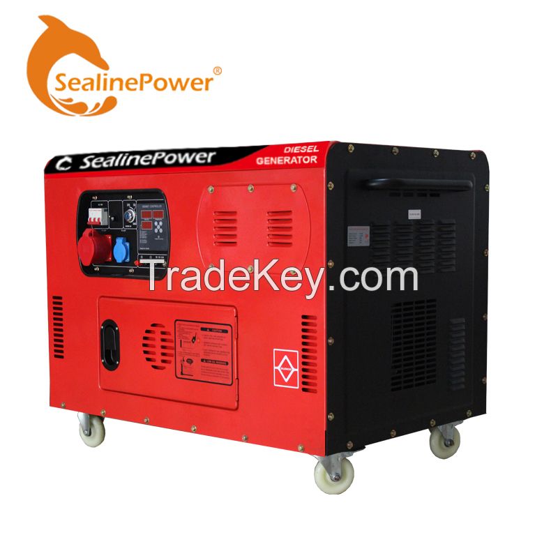 5.5kw diesel silent portable generator