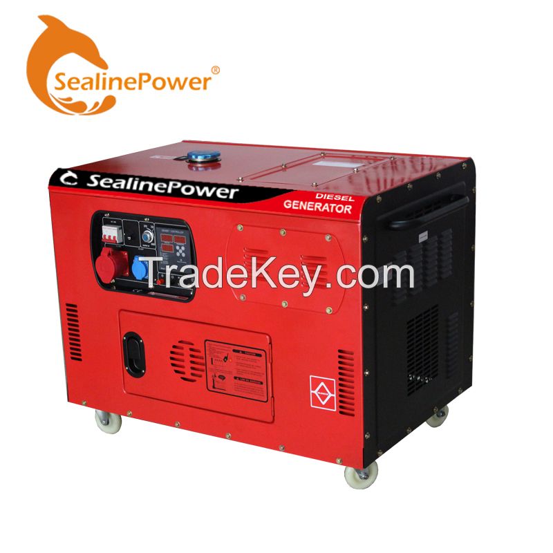 5.5kw diesel silent portable generator