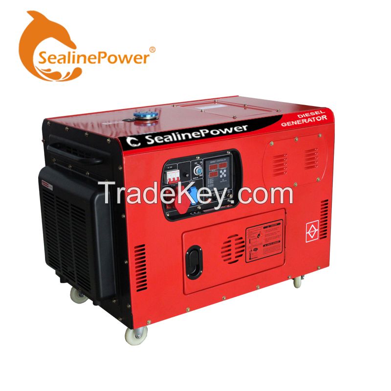 5.5kw diesel silent portable generator