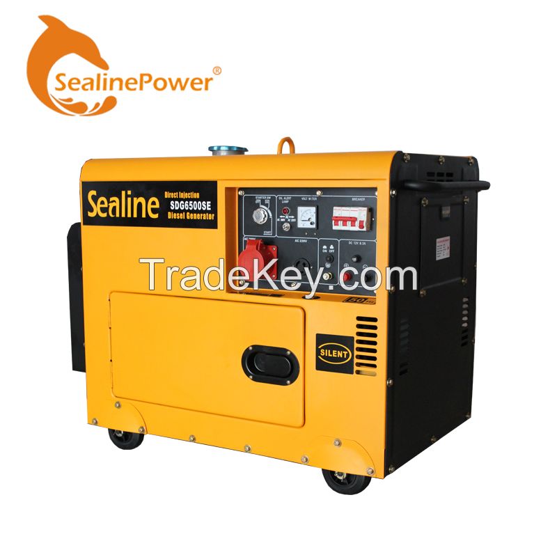 7kw diesel silent portable generator for cheap