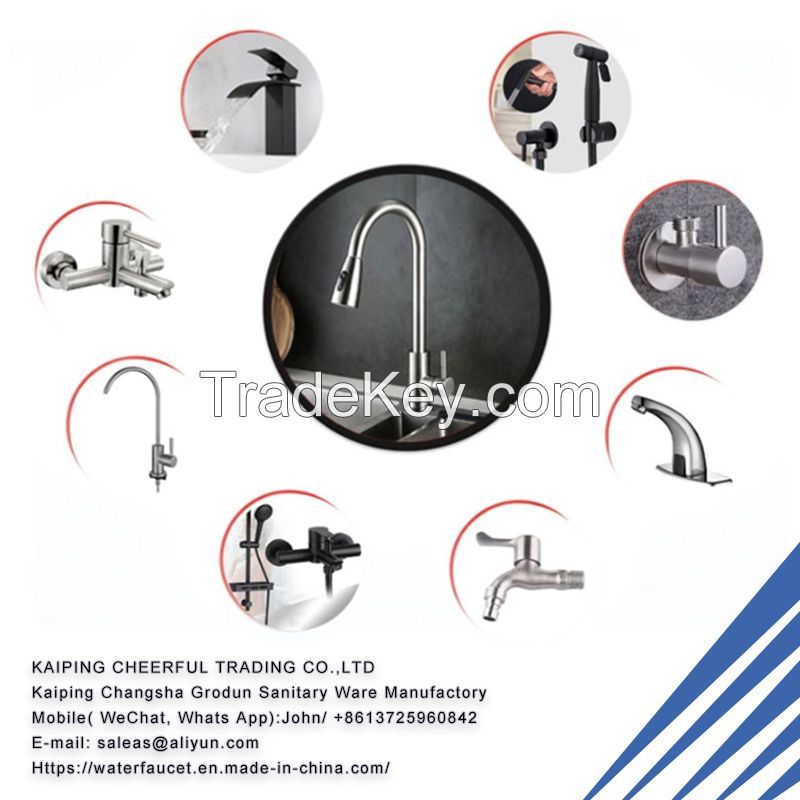 Classical stainless steel taps black kitchen faucet hot and cold water mixer kitchen tap for sink on sale