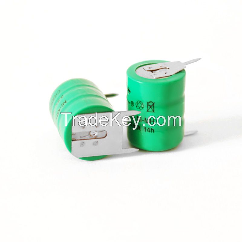 3.6v Ni-MH Button Cell Rechargeable Battery