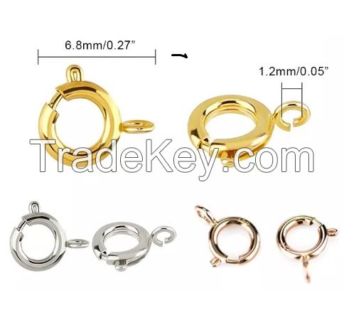 Jewelry Accessories Spring Buckle Jewelry Connection Buckle 9k14k 22k