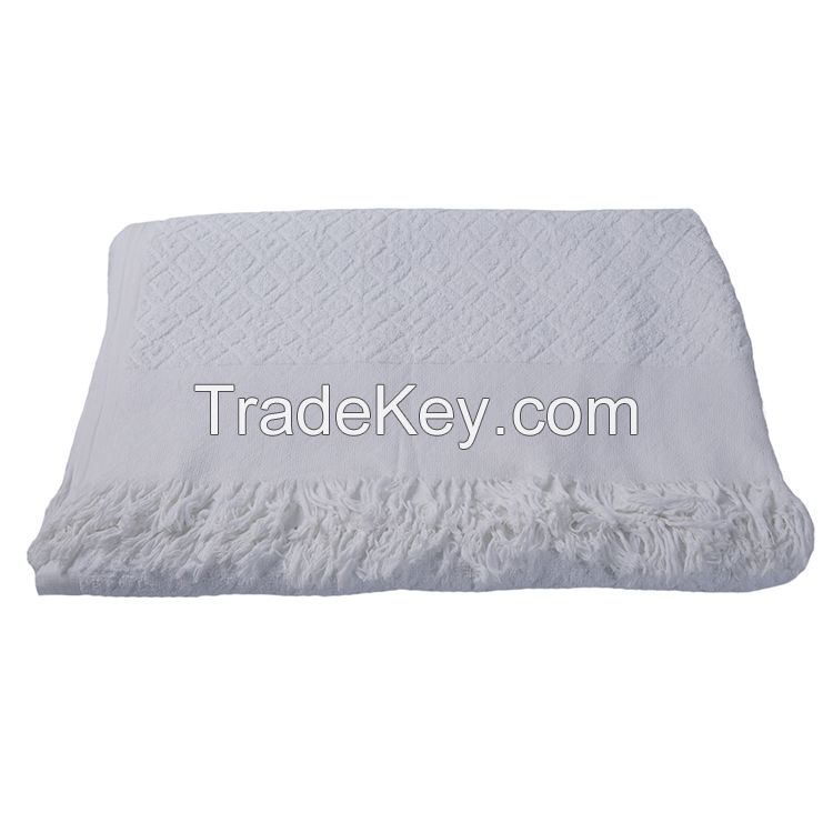 High Quality Ihram/Ehram/Ahram hajj and umrah Towel 100% Cotton Towel 