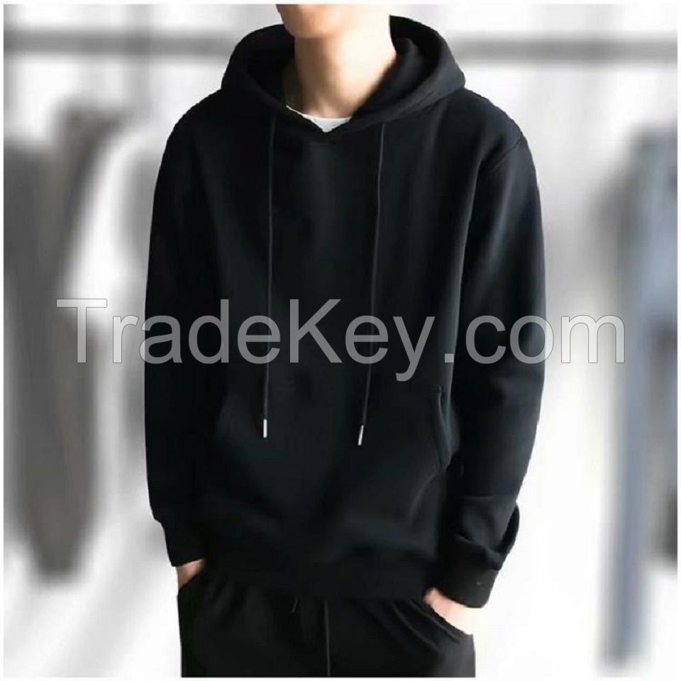 unisex pullover hoodie plain color cheap