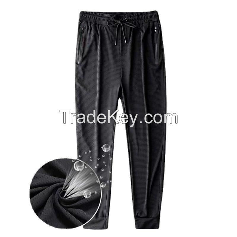 Men's trousers plain color breathable sweatpants