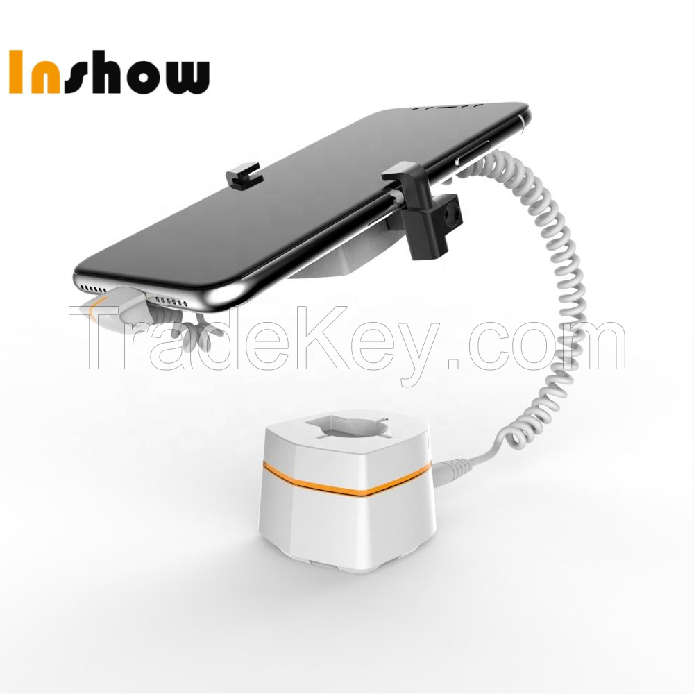 Retail security alarming anti-theft display holder stands for mobile phone