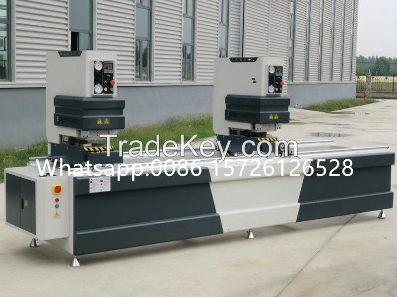 Upvc Window Door Making Machine Two Head Seamless Welding Machine For Plastic Profile 