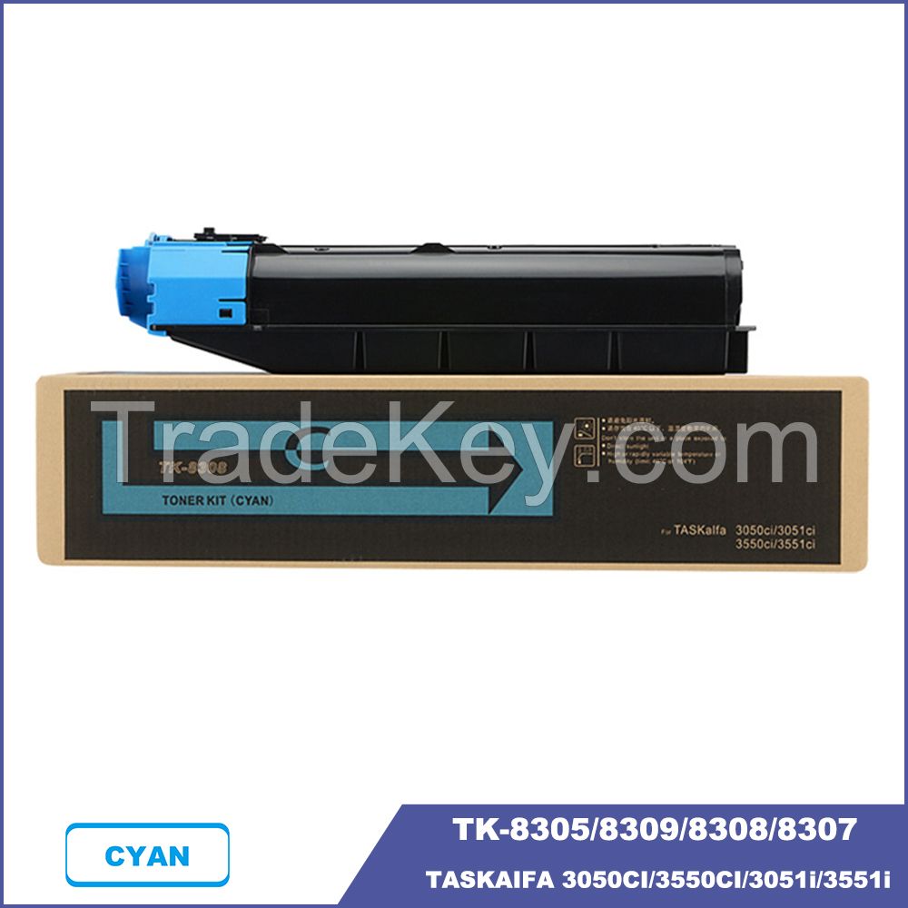 TK8308 TK8305 TK8307 TK8309 Toner Cartridge Compatible For Kyocera FS C8650DN 3500i 3501i 4500i 4501i 5500i        