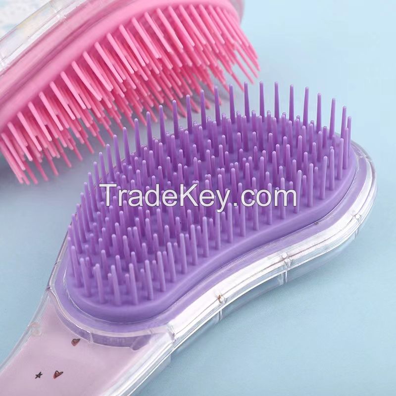 Massage comb portable comb cute girls and children hairdressing comb
