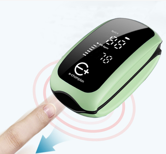 Top quality USB rechargeable Spo2 daily check blue pink green fingertip pulse oximeter